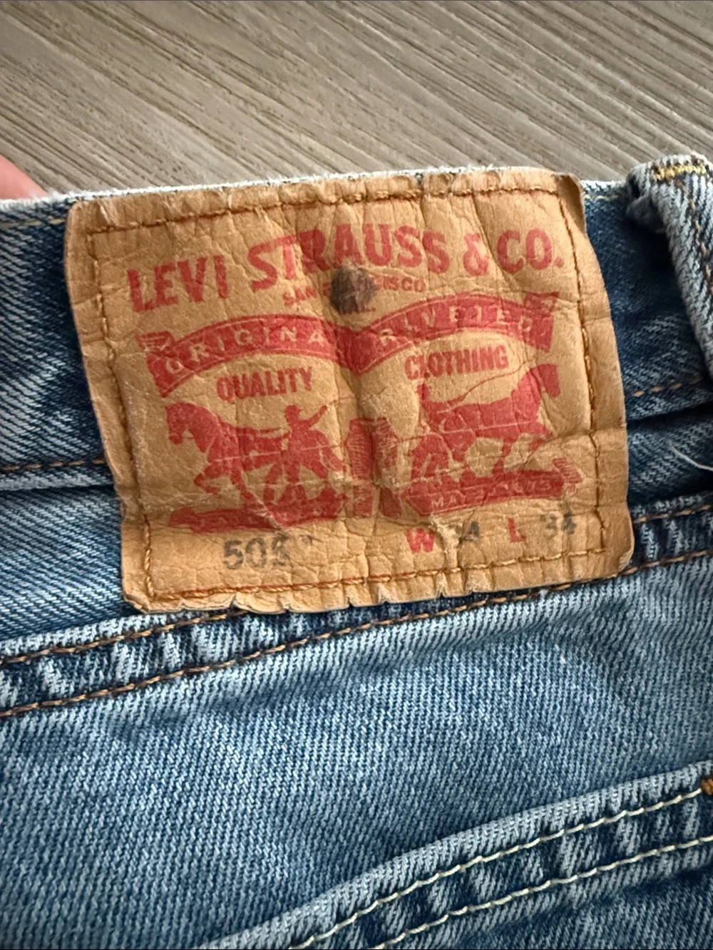 Levi's Light Blue Relaxed Fit Men’s Jeans